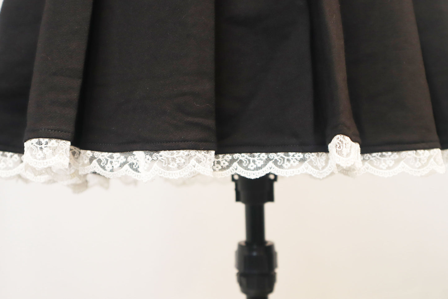 Cyanide Pleated Skirt - Black