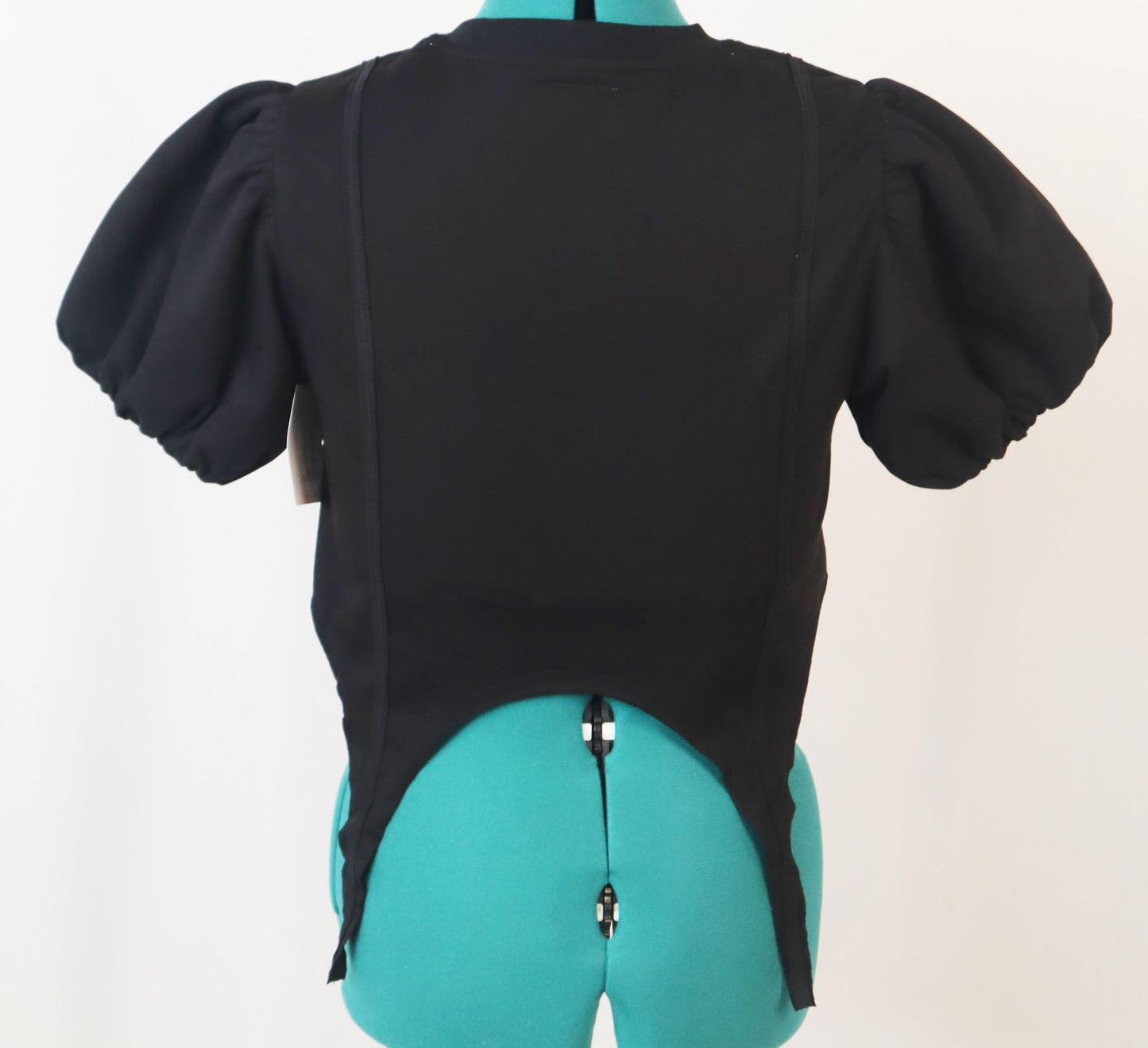 Arsenic Corset Short Sleeve Sweatshirt - Black