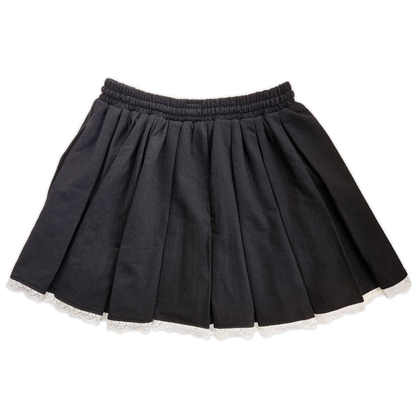 Cyanide Pleated Skirt - Black