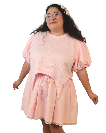 Cyanide Pleated Skirt - Pink